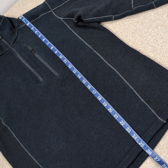 Kuhl Sweater Sweatshirt Pullover, 1/4 Zip, Men's Medium - Picture 5 of 14
